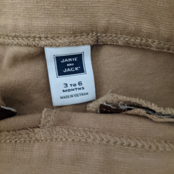 Janie and Jack Sweet Stables Pink Riding Pants - Picture 2 of 3